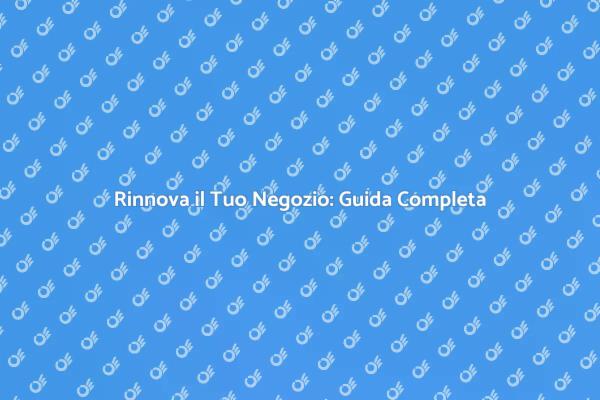 Trasforma il Tuo Negozio Oggi Stesso!