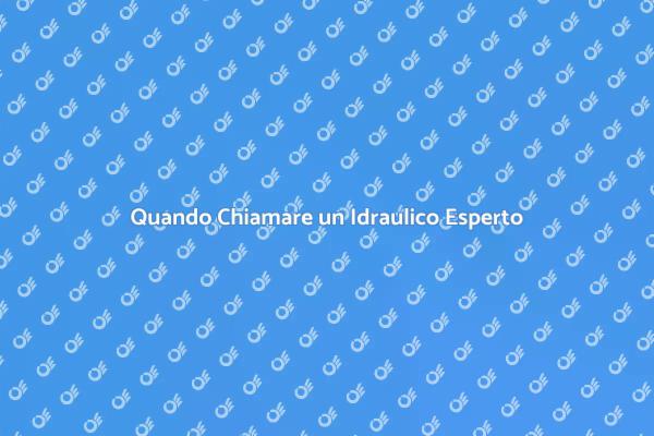 Come Risolvere Problemi Idraulici