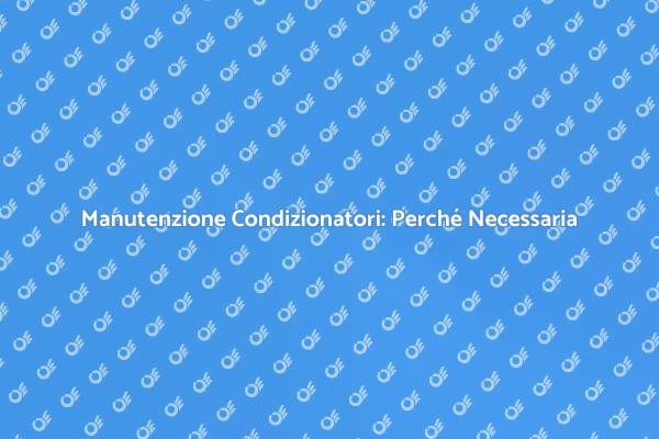 Condizionatori: Assistenza Essenziale