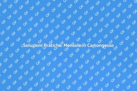 Mensole in Cartongesso su Misura