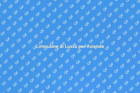Noleggiare Limousine con Autista