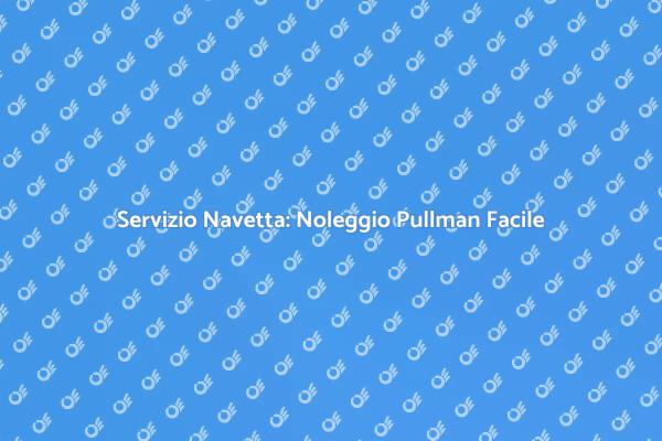 Pullman per Servizi di Trasporto di Gruppo