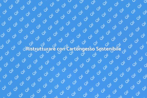 Cartongesso: Design Eco-Sostenibile