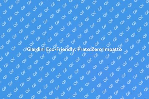 Prato con Impatto Zero Sostenibile