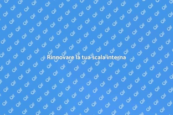 Trasforma la tua scala interna