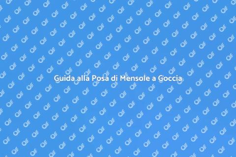 Mensole a Goccia in Cartongesso