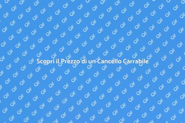 Cancello Carrabile: Prezzi e Vantaggi