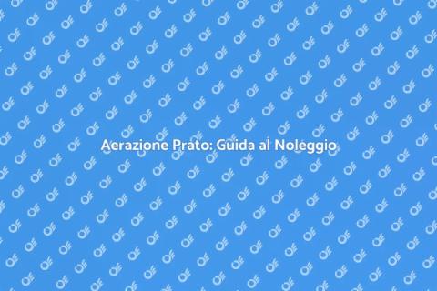 Noleggiare Aerazione Prato Facile