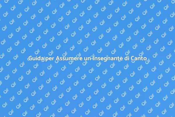 Trova il Tuo Insegnante di Canto Ideale