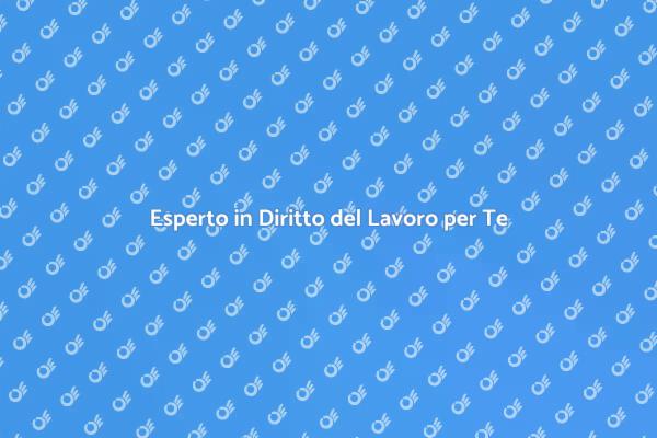 Diritto del Lavoro: Trova il Tuo Avvocato