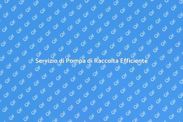 Gestisci l'Acqua con la Pompa di Raccolta