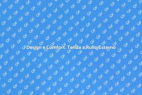 Tenda a Rullo da Esterno Elegante