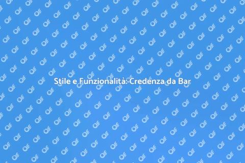 Credenza da Bar Moderna e Minimalista