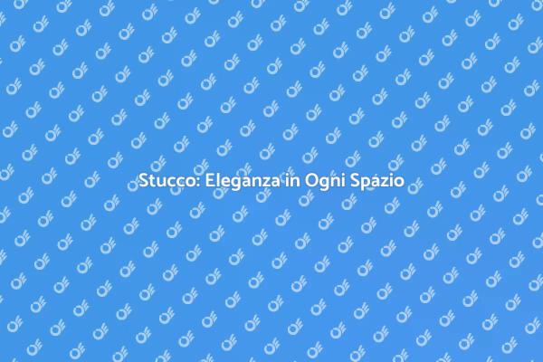Ristruttura con l'applicazione di stucco