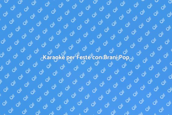 Karaoke: Divertimento per Ogni Evento