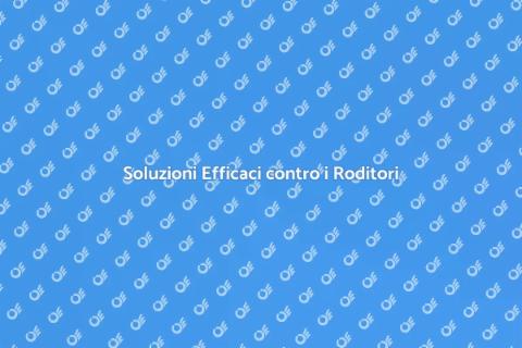 Trattamento Anti Roditori Efficace