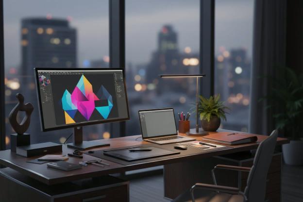 Un servizio di graphic designer