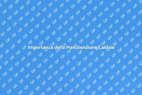 Manutenzione Caldaie e Boiler Essenziale