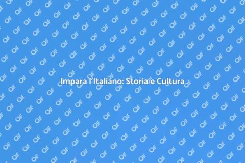 Corso di Italiano: Lingua e Cultura