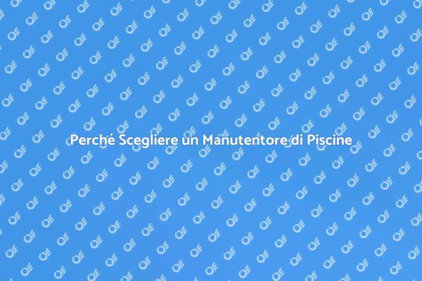 Manutenzione Professionale per Piscine