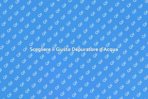 Depuratore per l'Acqua: Salute Garantita