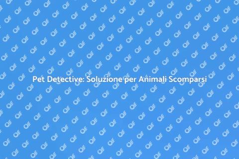 Servizio Completo di Pet Detective