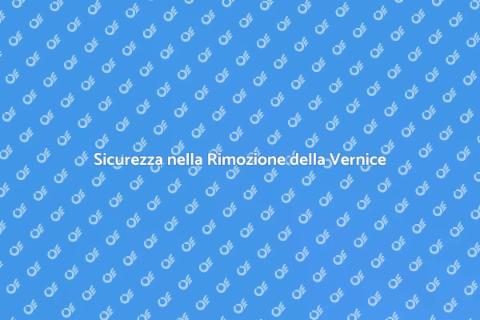 Rimozione Vernice al Piombo Sicura