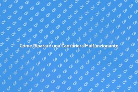 Riparazione Zanzariera: Guida Pratica