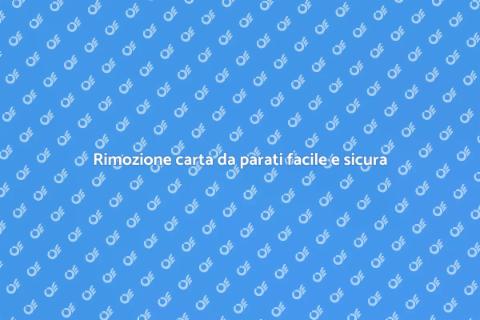 Rimuovere carta da parati senza danni