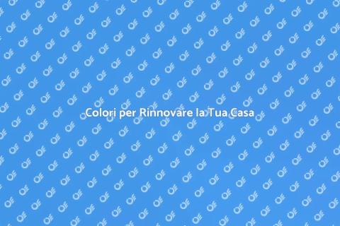 Tinteggiare la Casa: Colore e Creatività