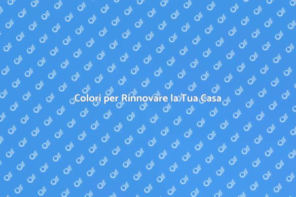 Trasforma la tua Casa con il Colore