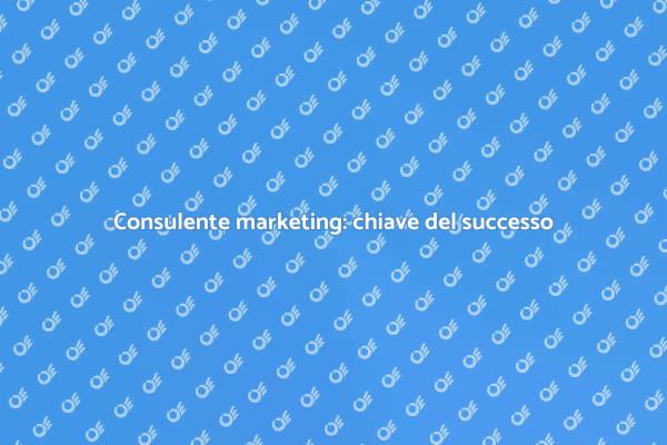L'importanza del consulente marketing