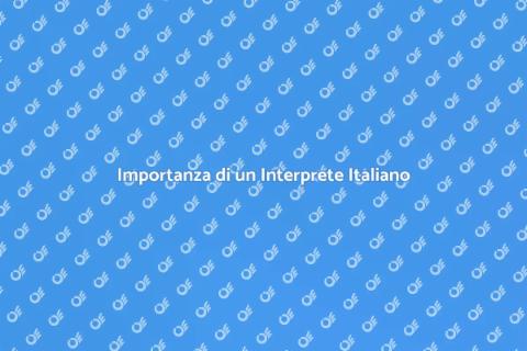 Interprete Professionale Italiano Essenziale