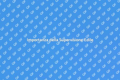 Supervisione Lavori Edili: Fondamentale