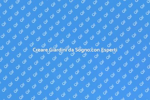 Designer di Esterni per il Tuo Giardino