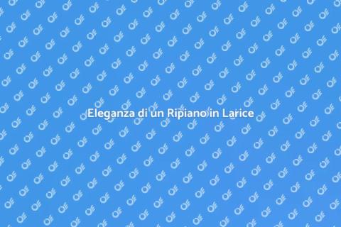 Ripiano Su Misura in Larice Elegante