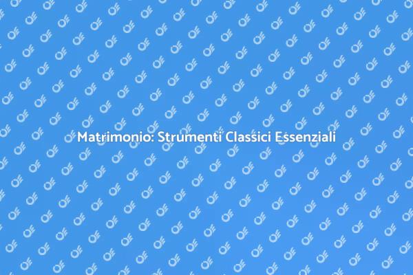 Magia dei Strumenti Classici per Matrimonio