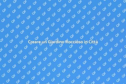 Giardino Roccioso in Ambiente Urbano