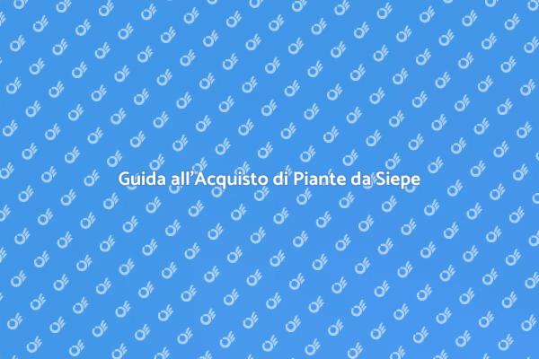 Come Scegliere Piante da Siepe
