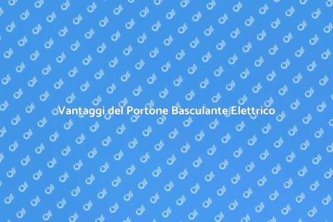 Installazione Portone Basculante Elettrico
