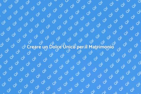 Dolce da Matrimonio Personalizzato