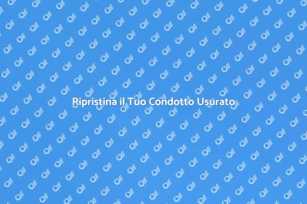 Ristrutturazioni: rinnovare i condotti