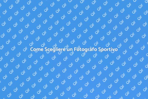 L'Arte di Ingaggiare un Fotografo Sportivo