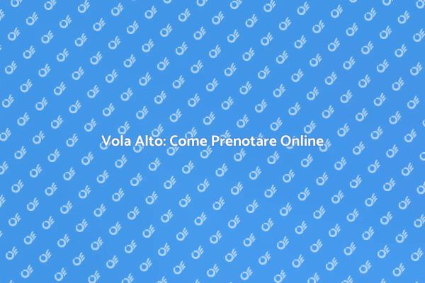 Come Prenotare un Volo Online Facile