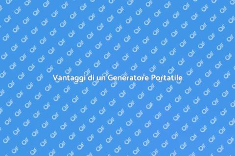 Generatore Portatile: Comfort a Casa