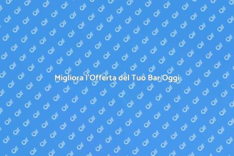 Consulenza per Ottimizzare il Tuo Bar