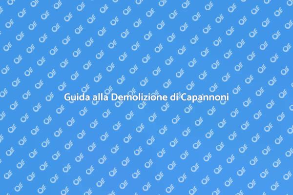 Demolire un Capannone in Sicurezza