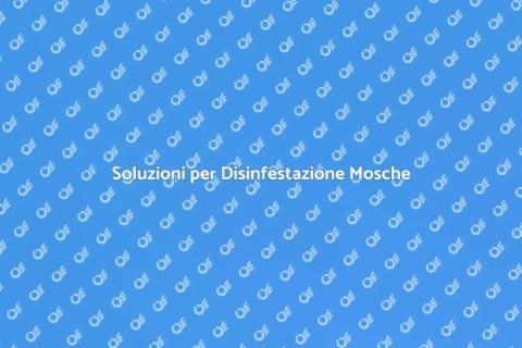 Disinfestazione Efficace per Mosche