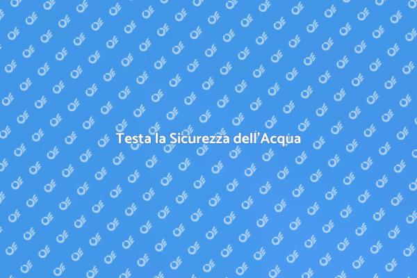 Monitoraggio della Qualità dell'Acqua