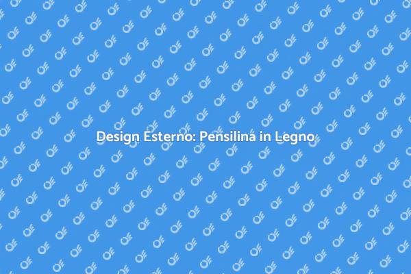 Eleganza della Pensilina in Legno